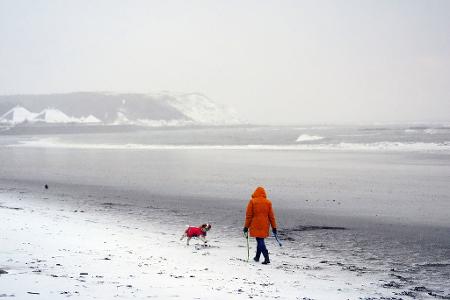 Nicht jeder konnte das winterliche Wetter genießen.