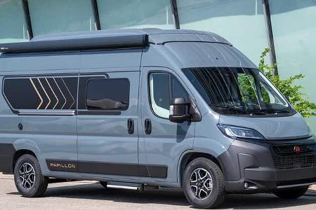 Außenansicht, Campingbus, Bürstner