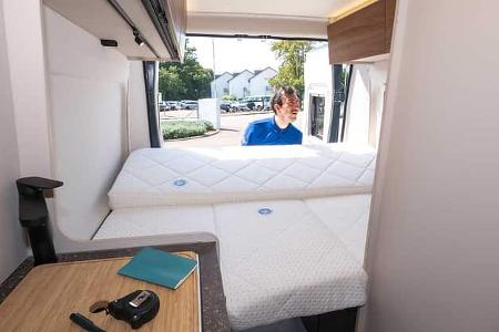 Bett hinten, Campingbus