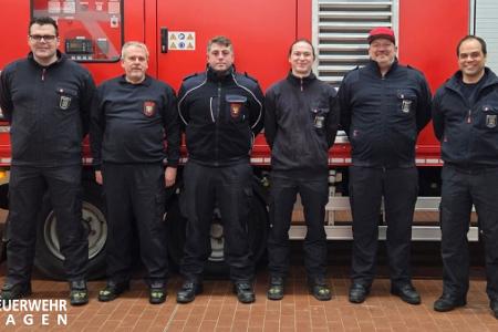 Mannschaft zur Betreuung des Anhängers Notstrom