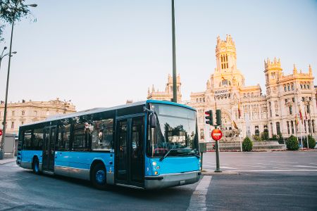 Bus in Madrid