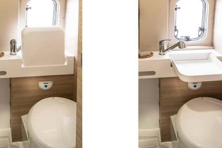 Forster Livin' Up Pro 541 (2026), Bad, Klappwaschbecken