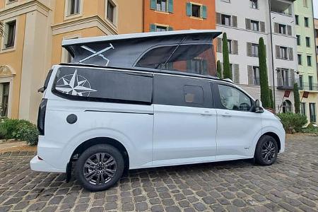 Neuer Westfalia Kipling auf Ford Transit Custom Seite rechts