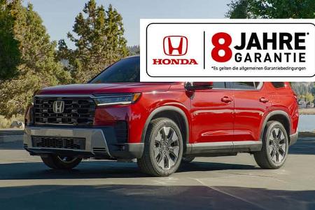 Acht Jahre Garantie auf Honda-Neuwagen