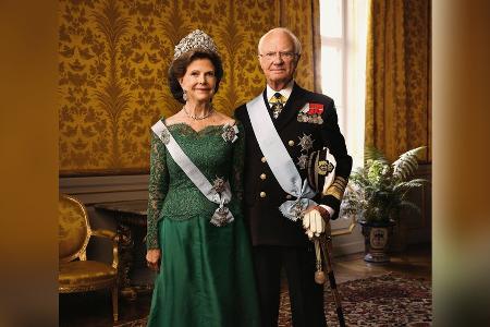 Neue Porträts von König Carl Gustaf und Königin Silvia veröffentlicht