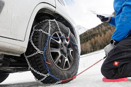 Fahren im Winter - Schneeketten