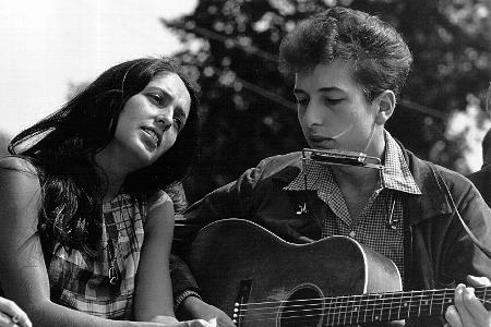 Joan Baez und Bob Dylan