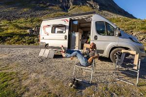Vanlifer auf Naturstellplatz