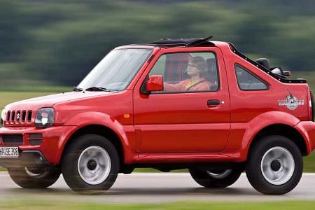 Suzuku Jimny, Cabrio, Seitenansicht