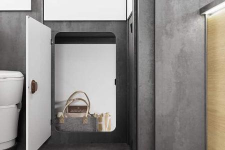 Ahorn Camp, Teilintegrierter,Bad, Schrank