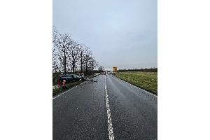 Unfallstelle Olfen