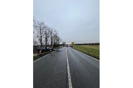 Unfallstelle Olfen