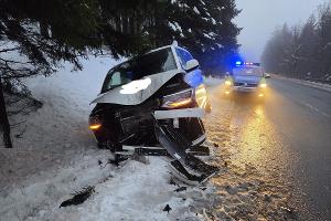 verunfallter Transporter