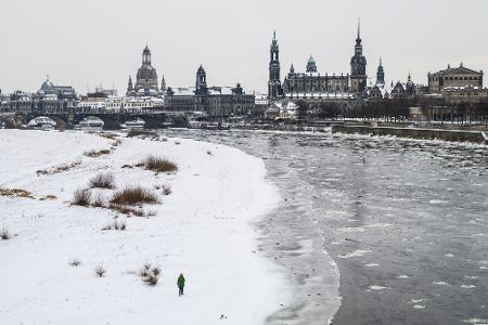 Winter in Dresden: Die Heizkosten in Sachsen dürften besonders steigen 