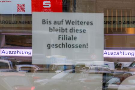 Die Gelsenkirchener Sparkasse bleibt vorerst weiter geschlossen.