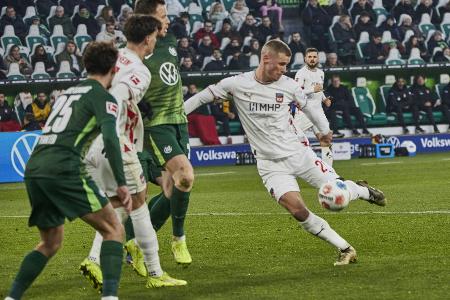 Wolfsburg rettet Remis gegen Heidenheim