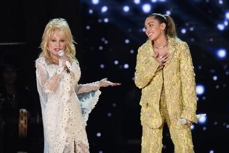 Dolly Parton und Miley Cyrus