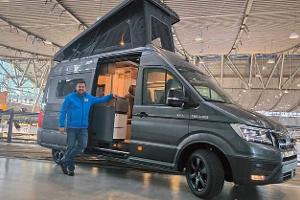 Messehalle, CMT 2026, Campingbus, Redakteur