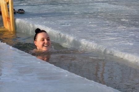 Die Königsdisziplin des Eisbadens