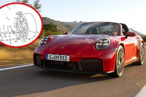 Porsche 911 GTS eingeklinkt Blattfeder-Patent
