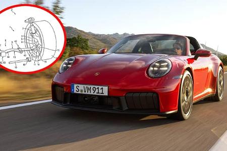 Porsche 911 GTS eingeklinkt Blattfeder-Patent
