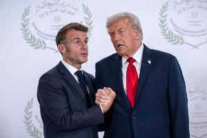 Trump droht: Sollte Frankreich dem "Friedensrat" nicht beitreten, könnte es hohe Zölle geben. (Archivbild)