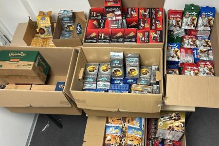 Sichergestellt! 135 Kilo Kaffee