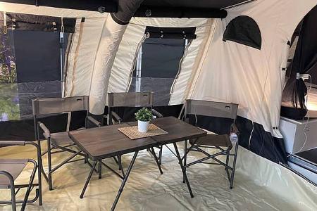 Jamet Air, Faltcaravan, aufblasbar