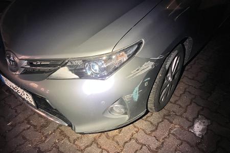 beschädigter Toyota