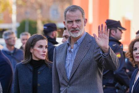 König Felipe VI. und Königin Letizia eilten nach Andalusien.