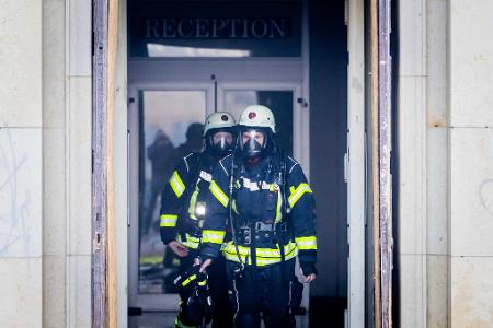 Mehr als 80 Kräfte sind im Einsatz.