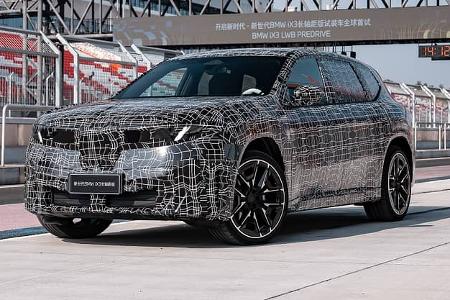 BMW iX3 Long Wheel Base LWB langer Radstand für China Erlkönig Prototyp