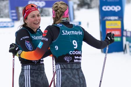 Langlauf: Gimmler/Rydzek gewinnen Teamsprint in Goms