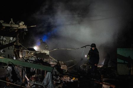 In einem Dorf bei Kramatorsk tötete eine russische Drohne vier Menschen. (Archivbild)