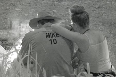 Leyla Lehouar und Mike Heiter