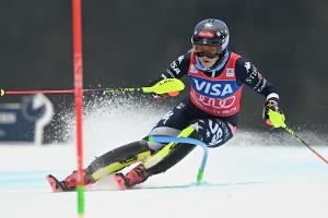 Aicher auf Podestkurs - Shiffrin klar vorne