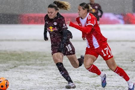 Bayern-Frauen siegen souverän im Schnee-Chaos