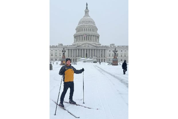 Skifahren in Washington.