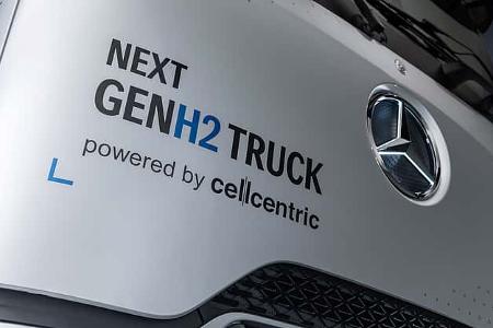 Daimler Truck Mercedes NextGenH2 Brennstoffzellen-Lkw
