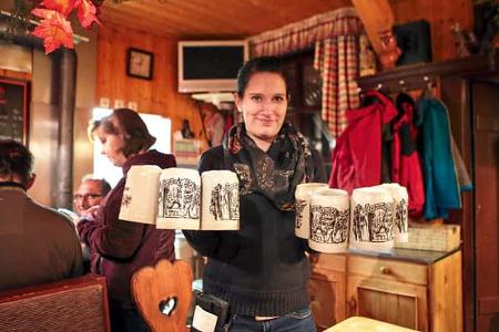 Forchheim hat nicht nur schöne Fachwerkhäuser, sondern auch einen riesigen Biergarten.