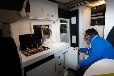 Küche, Wingamm Oasi 630, Wohnmobil, Premiere, Camping, CMT 2026
