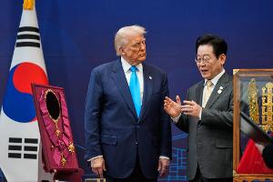 Trump und Südkoreas Präsident Lee waren sich voriges Jahr einig geworden in Sachen Zölle. (Archivbild)