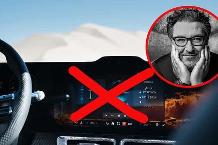 Mercedes GLC EQ Cockpit Interieur Innenraum Bildschirm Monitor eingeklinkt Audi-Designchef Massimo Frascella