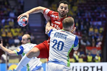 Handball-EM: Kroatien vor Halbfinaleinzug - Schweden patzt