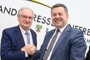 Gelingt die Übergabe von Reiner Haseloff (CDU) an Sven Schulze (CDU)? (Archivbild)