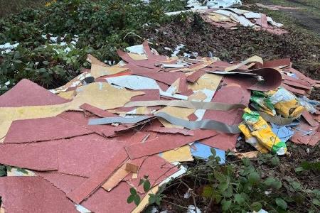 Illegal entsorgter Müll