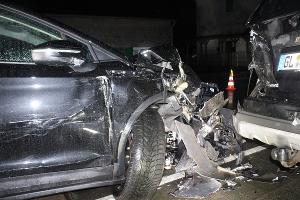Unfall unter Alkohol- und Drogeneinfluss, Endstand des Pkw des Verursachers