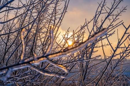 Das winterliche Wetter hält in vielen Regionen an. 