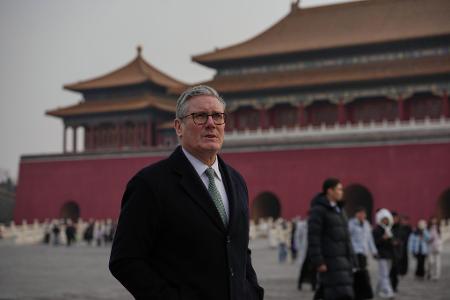 Starmer ist der erste britische Regierungschef seit acht Jahren, der nach China reist.