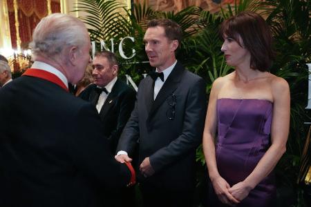 Der britische Schauspieler Benedict Cumberbatch war ebenso auf der Premiere.